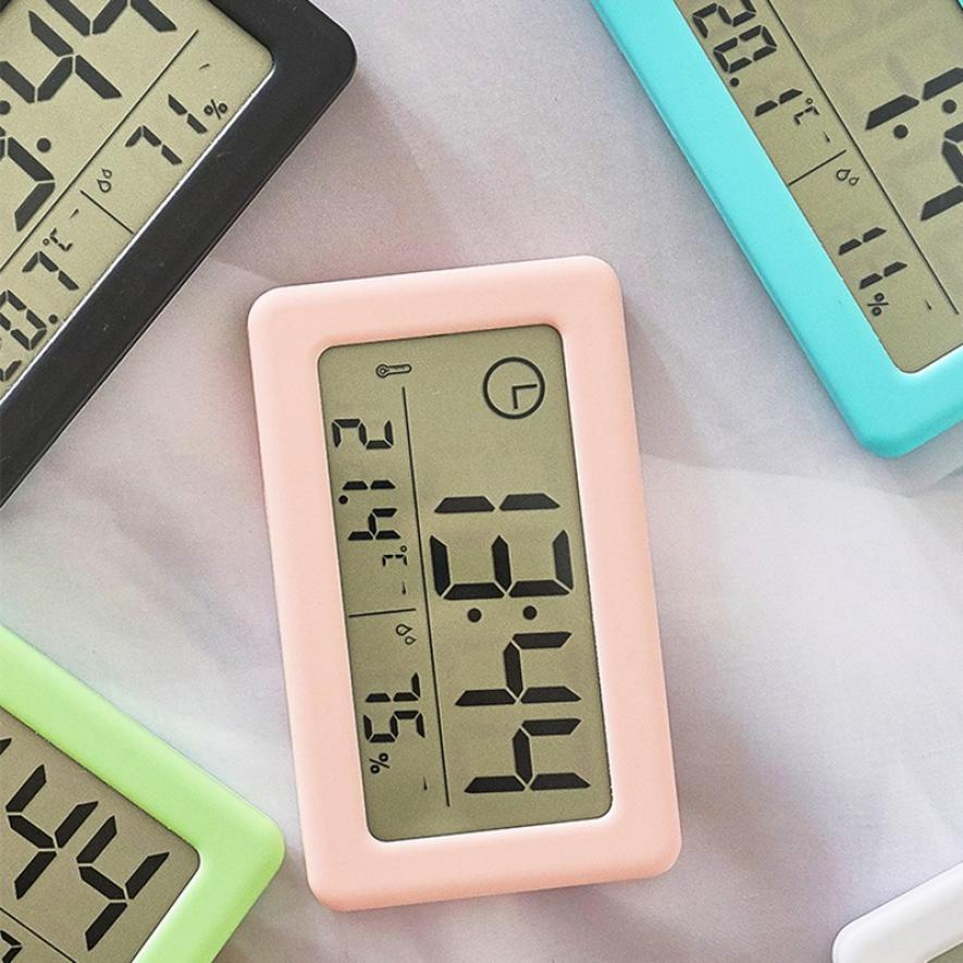 LED Digital Clock Electronic Digital Screen Desktop Clock for Home Office Backlight Snooze Data Calendar Desk Clocks