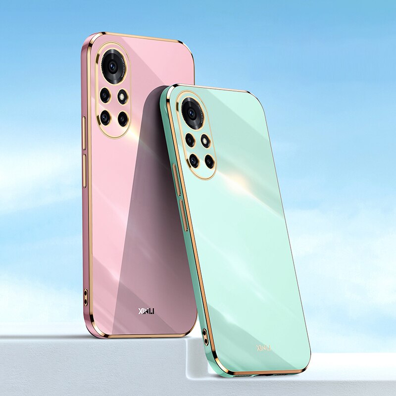 Luxus Platz Zurück Abdeckung für Huawei Nova 8 8Profi 5G praktisch fallen Objektiv Schutzhülle Original Mädchen Stoßfest Funda nova8 Coque