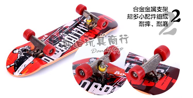 3 Stk/set Legering Beugel Graffiti Matte Boord Vinger Skateboard