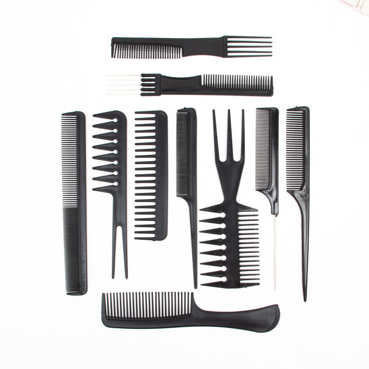 Hair brush 10pc hairdressing salon supplies Combs for hair extension salon tools 10pc /set price