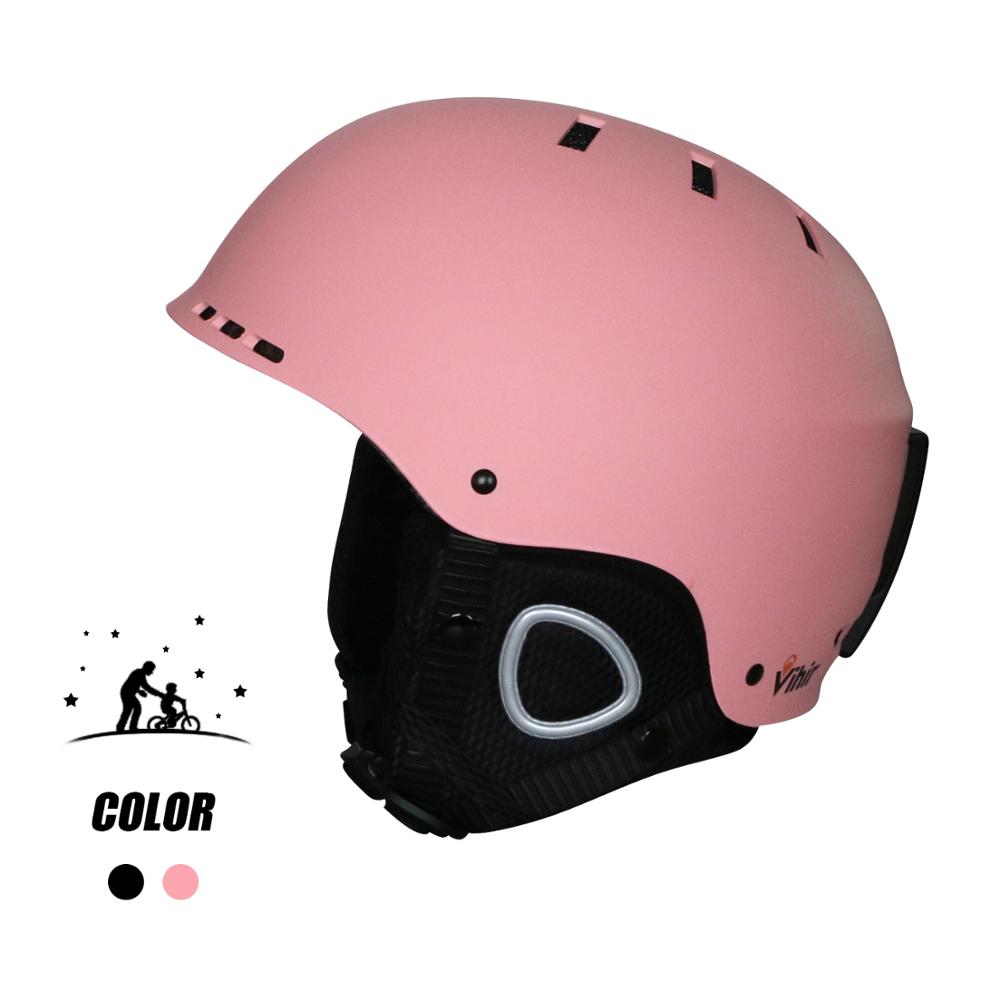 Vihir Einstellbare Dial Outdoor Sport Schnee skifahren und snowboardingHelmet Integral geformten Ski Helm Erwachsene Kinder