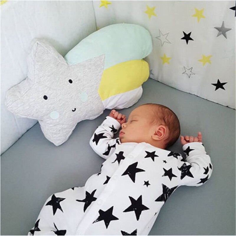 Baby Boy Clothes Girl Jumpsuits Spring Newborn Baby Clothes Cartoon Warm Romper Stars Costume Baby Rompers Infant Boy Clothes