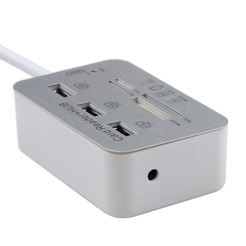 Kebidu High Speed 3.0 Combo 3 Ports USB Hub Card Reader All In One USB 3.0 Hub For PC Computer Accessories Notebook