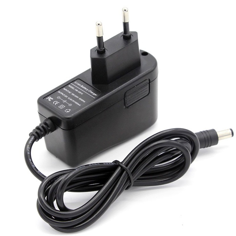 VariCore Draagbare Super 18650 Oplaadbare Lithium Ion batterij capaciteit DC 12 v 6800 mah CCTV Cam Monitor 12.6 v 1A Charger