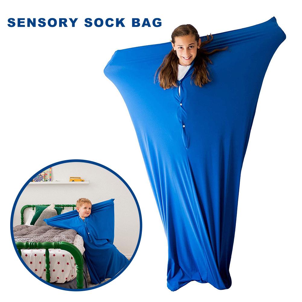 Kinderen Zintuiglijke Sok Full Body Wrap Om Stress Angst Stretchy Veilig Comfortabel Ademend Sack Voor Jongens Meisjes