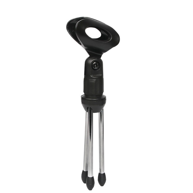 Trépied pliable pour Microphone Live, hauteur réglable, Support Portable en métal pour Table de bureau