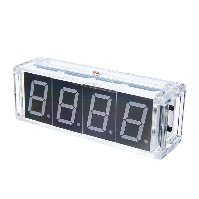 1pc Digital Tube Time Temperatiure Date Display Clock Portable Diy Dlectronic Clocks Kit