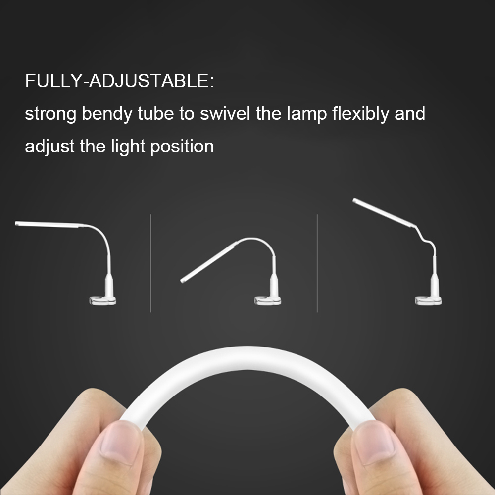 5W 24 LED Mini FÜHRTE Schreibtisch Licht Tisch Lampe USB Stufenlose Dimmbare Nacht licht berühren Sensor Schreibtisch Lampe Projektor lampe Nacht Licht