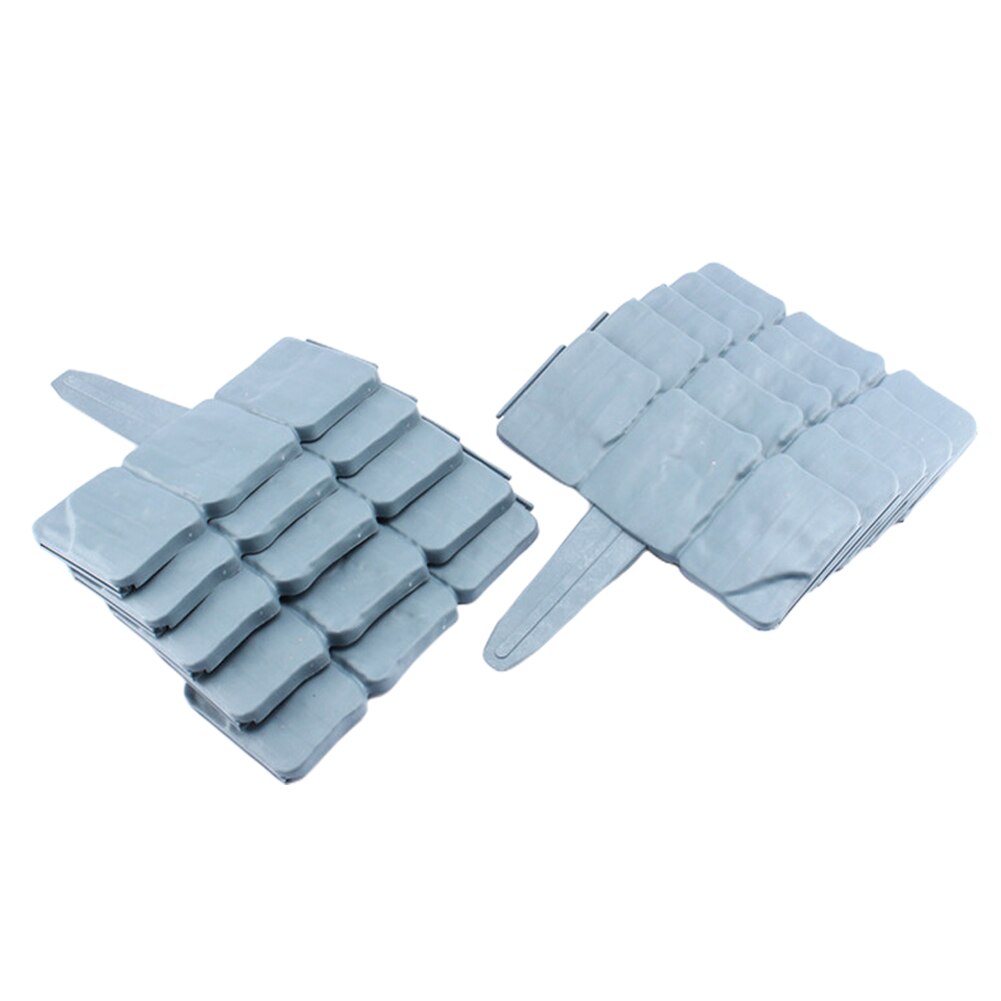 10pcs/set Flower Bed Fence Home Plant Border Outdoor Garden Cobbled Grey Stone Effect Lawn Edging