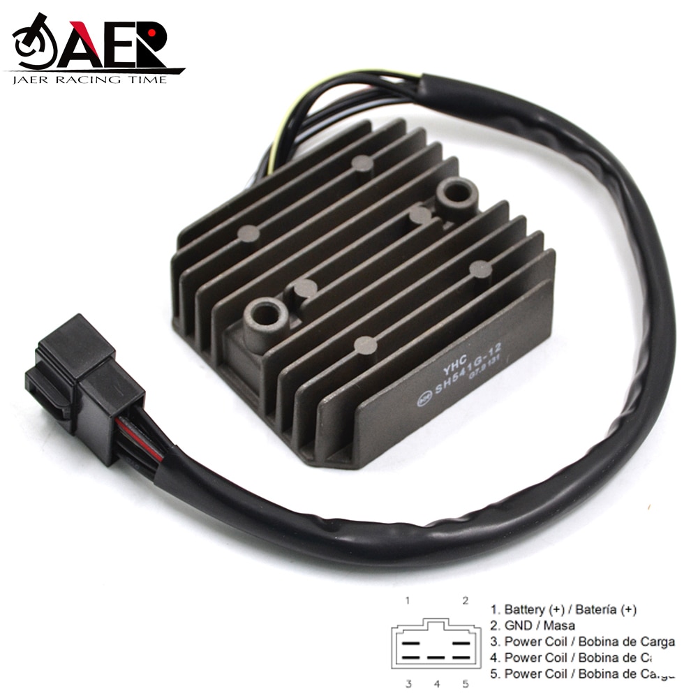 JAER SH541G-12 Motorcycle Voltage Regulator Rectifier for Kawasaki EJ400 W400 2006 EJ650 W650 VN400 VN800 VN1500 VN1600