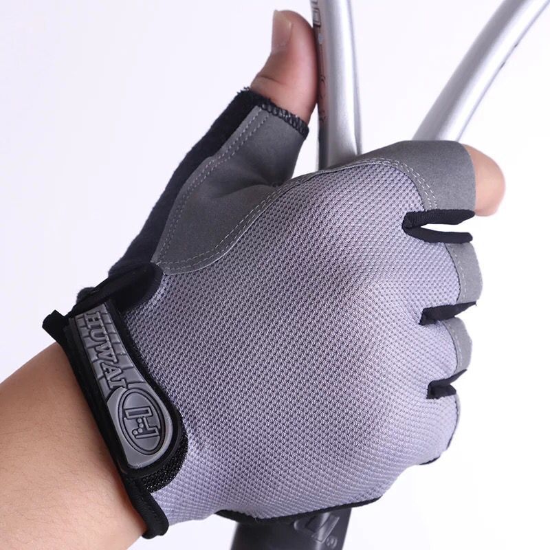 Fietshandschoenen Fiets Handschoenen Fiets Handschoenen Anti Slip Shock Ademende Half Vinger Korte Sport Handschoenen Accessoires Voor Mannen Vrouwen