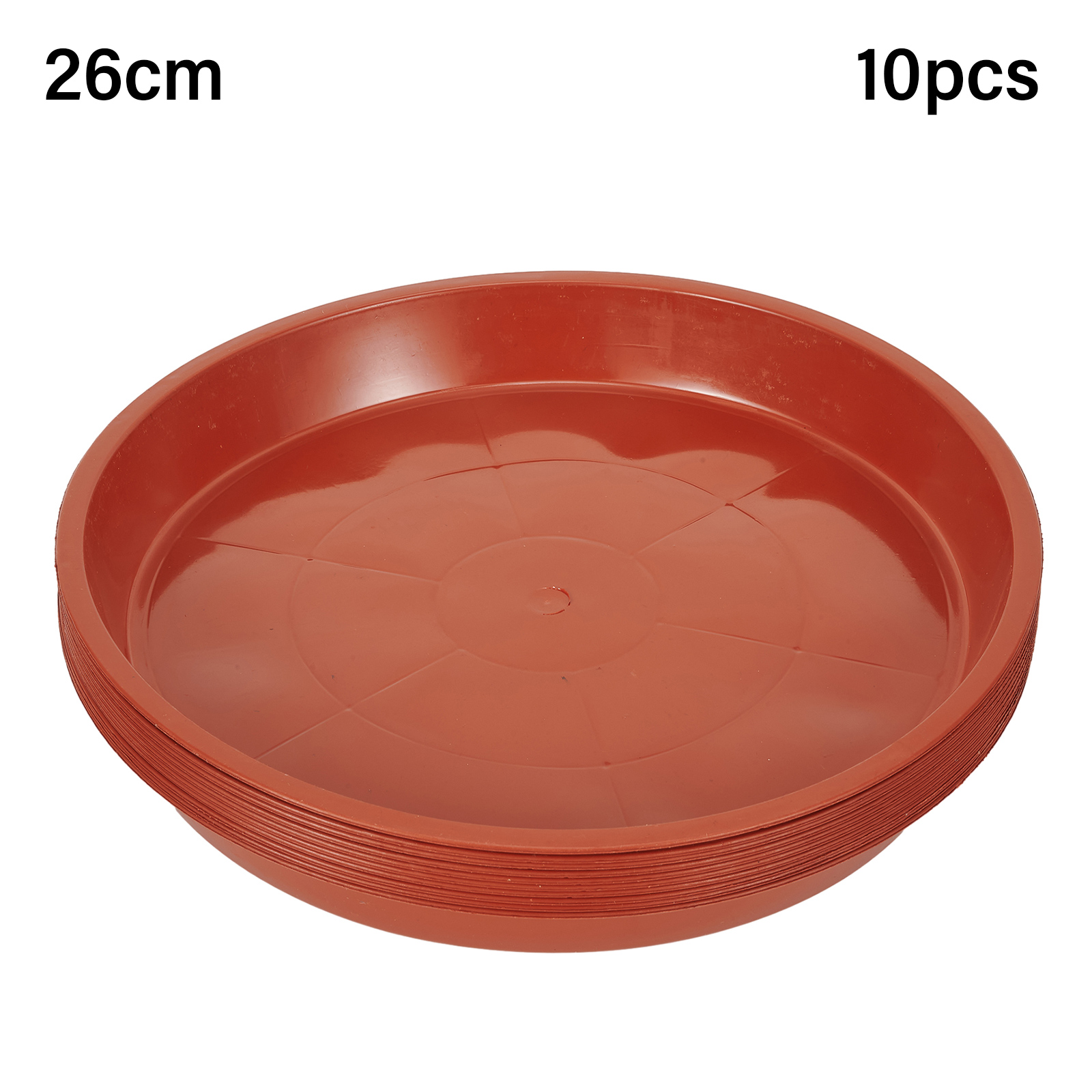 10 st Waterbak Basis Ronde Plastic Schotel Plantenbakken Ac Plant Pot Waterbak Basis Tuin Balkon Potten Bloempot Lekbak plantenbakken: Licht Geel