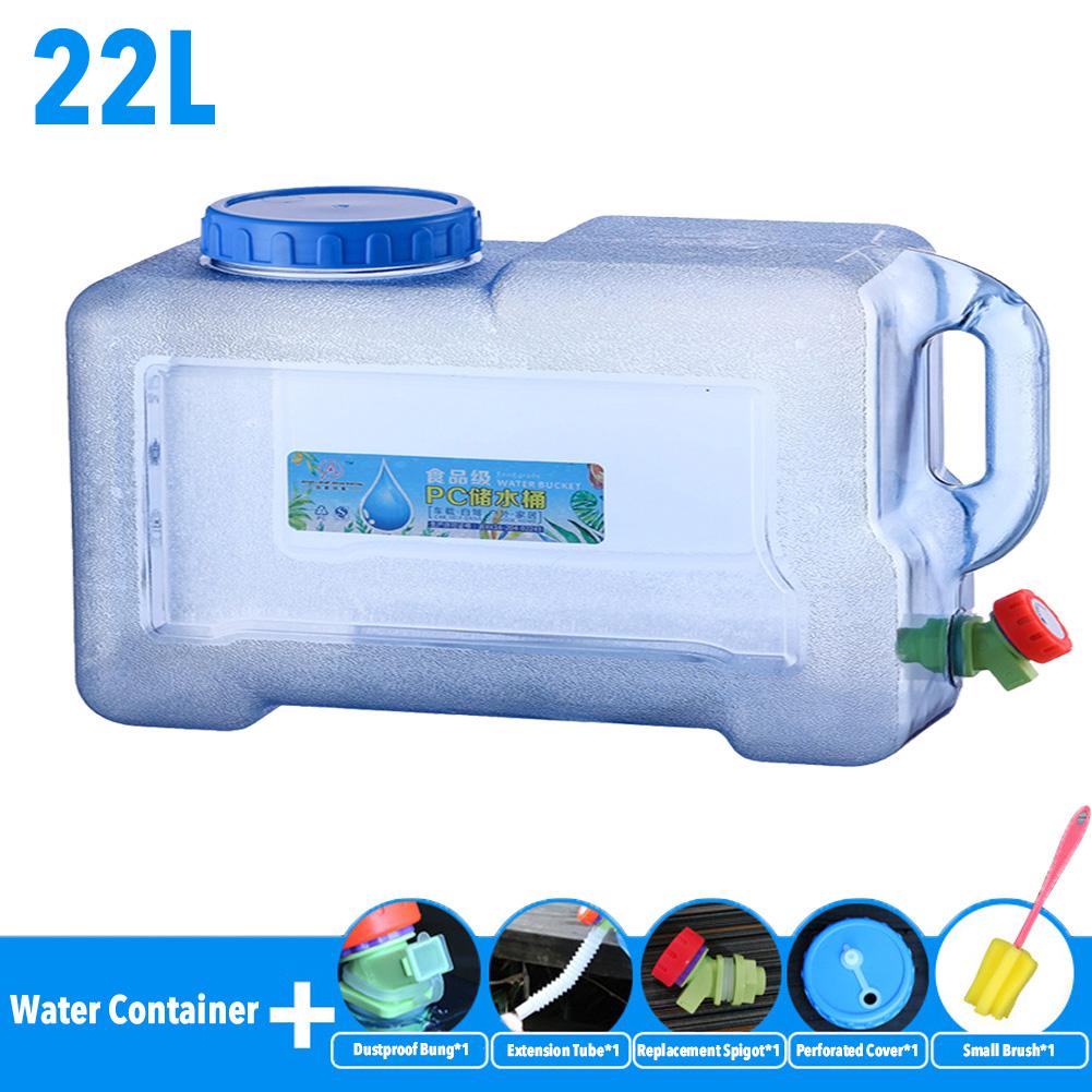 Outdoor Water Container Carboy Met Spigot Draagbare Water Opslag Carrier Jug Kantine Voor Camping Wandelen Emergency