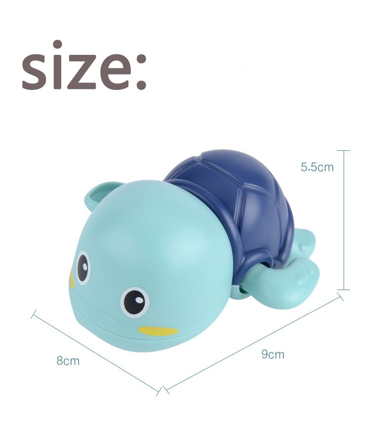 Baby Bath Toys Animal Cute Cartoon Whale Tortoise Classic Baby Water Toy Infant Swim Chain Clockwork Toy For Kid Newest