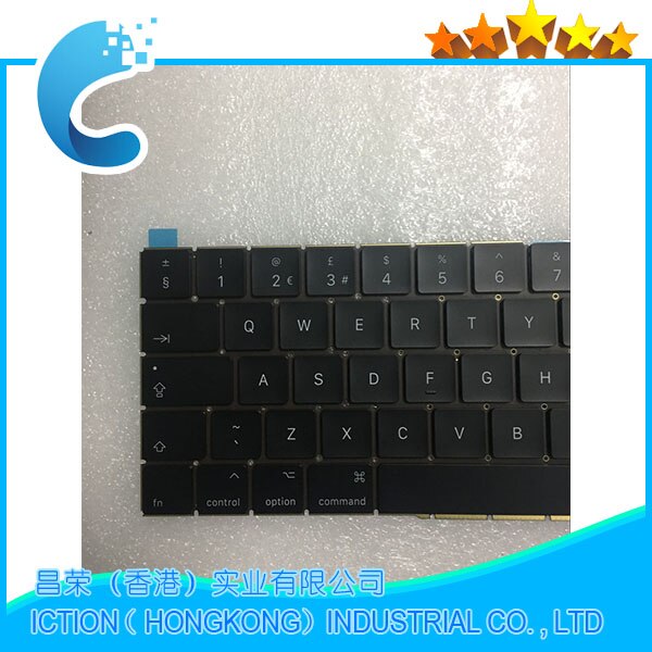 Original Keyboard A1707 Keyboard UK English for Macbook Pro Retina 15'' A1707 UK Standard Keyboard Late Mid Year