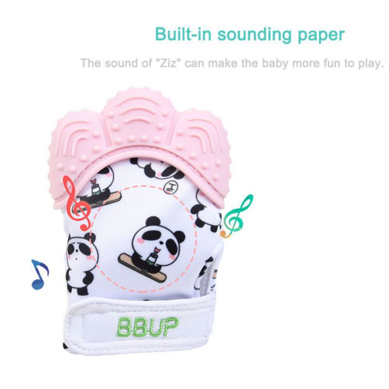 Peuter Speelgoed Pcs Food Grade Siliconen Bijtringen Baby Tandjes Handschoenen Anti-Bite Hand-Collectie Baby Molaire handschoenen Een X U