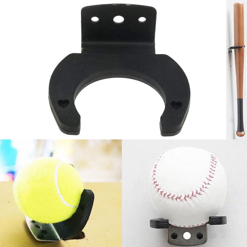 Baseball Display Base Black Baseball Bat Display Hanger Holder Wall Mount Rack Stand Met Montage Kit Instal