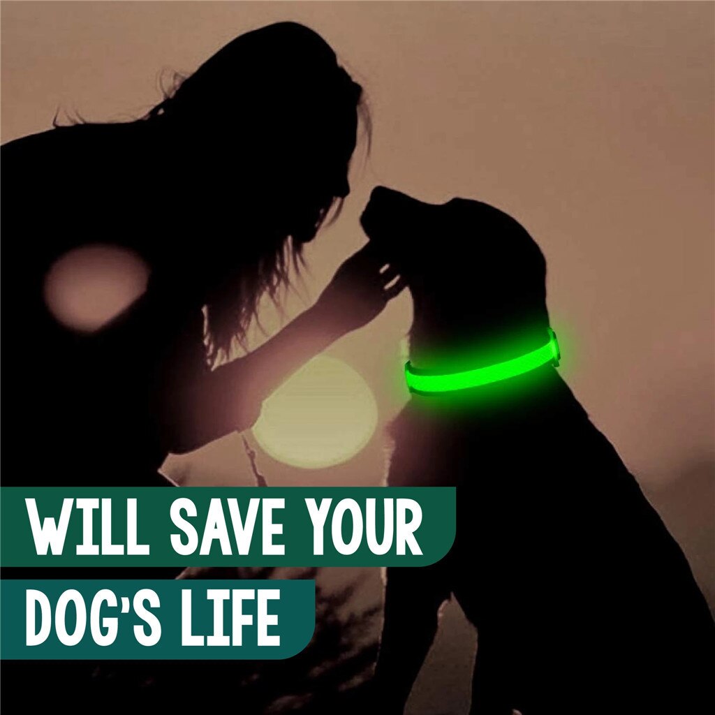 Collar Led para mascotas, de estilo camuflaje, con luz brillante, hebilla de patrones, Collar de seguridad ajustable, productos para mascotas LED # p2