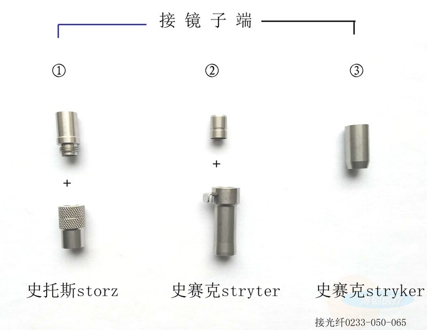 Adaptateur d&#39;endoscope à fibre optique, guide de faisceau, convertisseur Olympus Stryker de Wolf