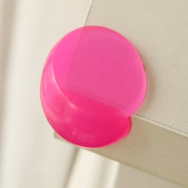 10PCS Anti Collision Table Angle The Candy Colors Transparent Safety Anti Collision Table Angle TRQ0669