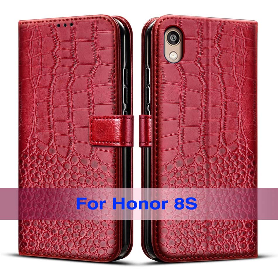 Voor Huawei Honor 8 S Case Zachte Siliconen Tpu Telefoon Case Voor Huawei Honor 8 S 8 S KSE-LX9 Kse LX9 Honor8S Case Magnetische Achterkant: Red