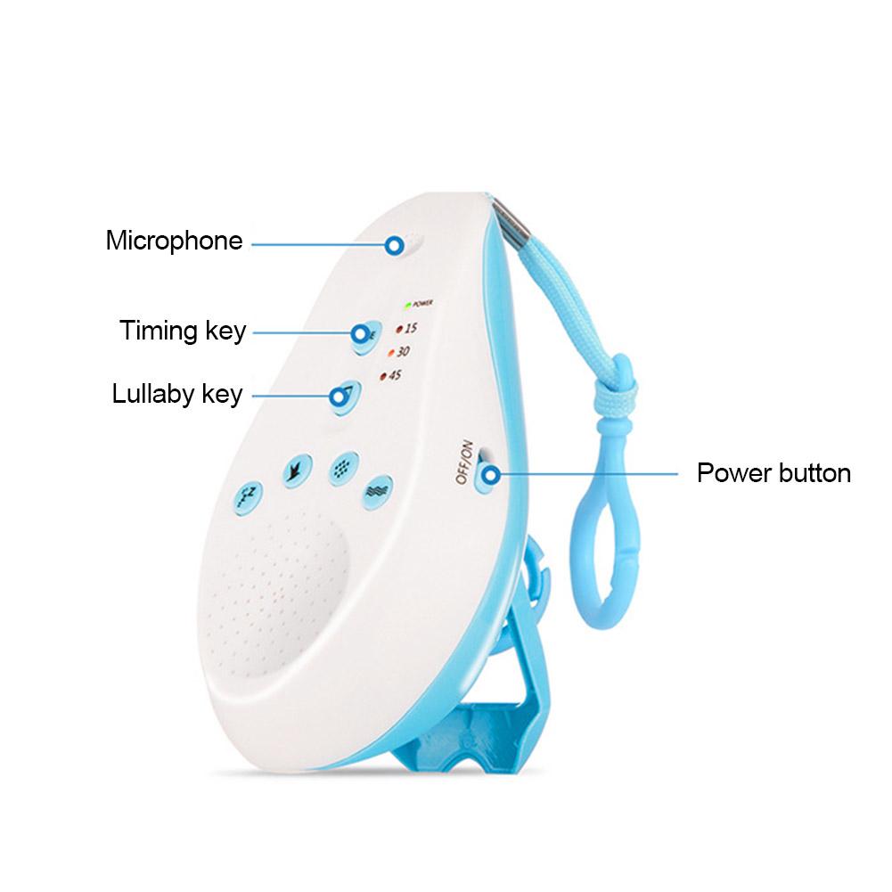 White Noise Machine Timed Shutdown Sound Control Sleep Machine With 13 Soothing Sounds And Recording Function For Baby Sleeping