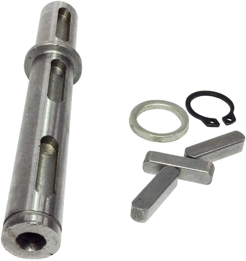 Enkelt udgangs akseldiameter 18mm til ormreducer nmrv 040 enkelt udgangsaksel+pakninger+s ring+hjørnestift til nmrv 040 gearkasse
