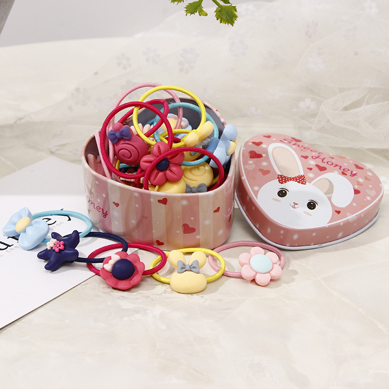 20 pz/lotto ragazze accessori per capelli confezione regalo fasce per capelli elastici fiore Clip di capelli archi nuova fascia per capelli fascia per capelli carino per bambini: Default Title