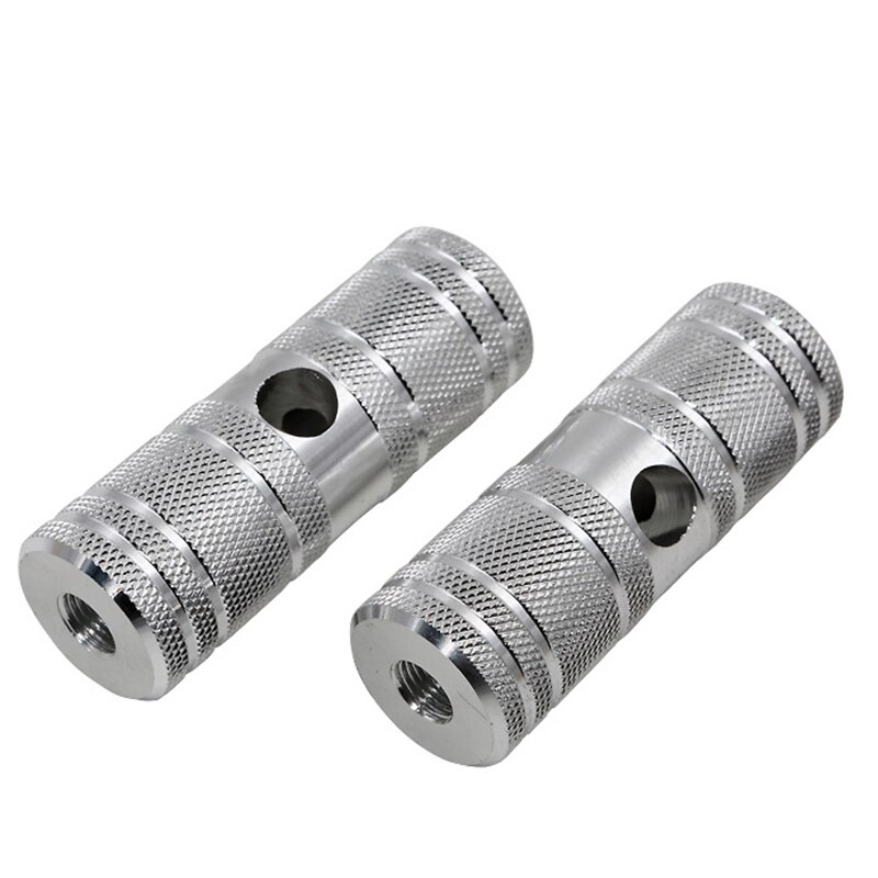 2Pcs Aluminum Nonslip MTB Bike Bicycle Pedal Front Rear Axle Foot Pegs BMX Footrest Lever Bike Accessories: style2