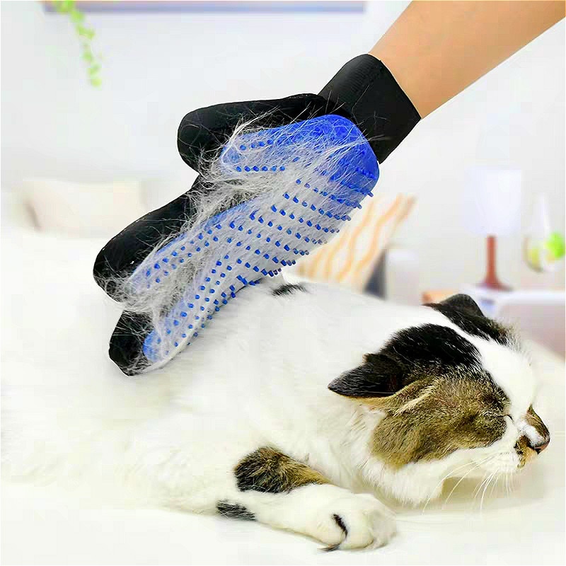 Pet Hond Kat Grooming Handschoen Pet Hair Remover Massage Borstel Hond Bad Kat Schoonmaakproducten Kat Accessoies Hond Kammen