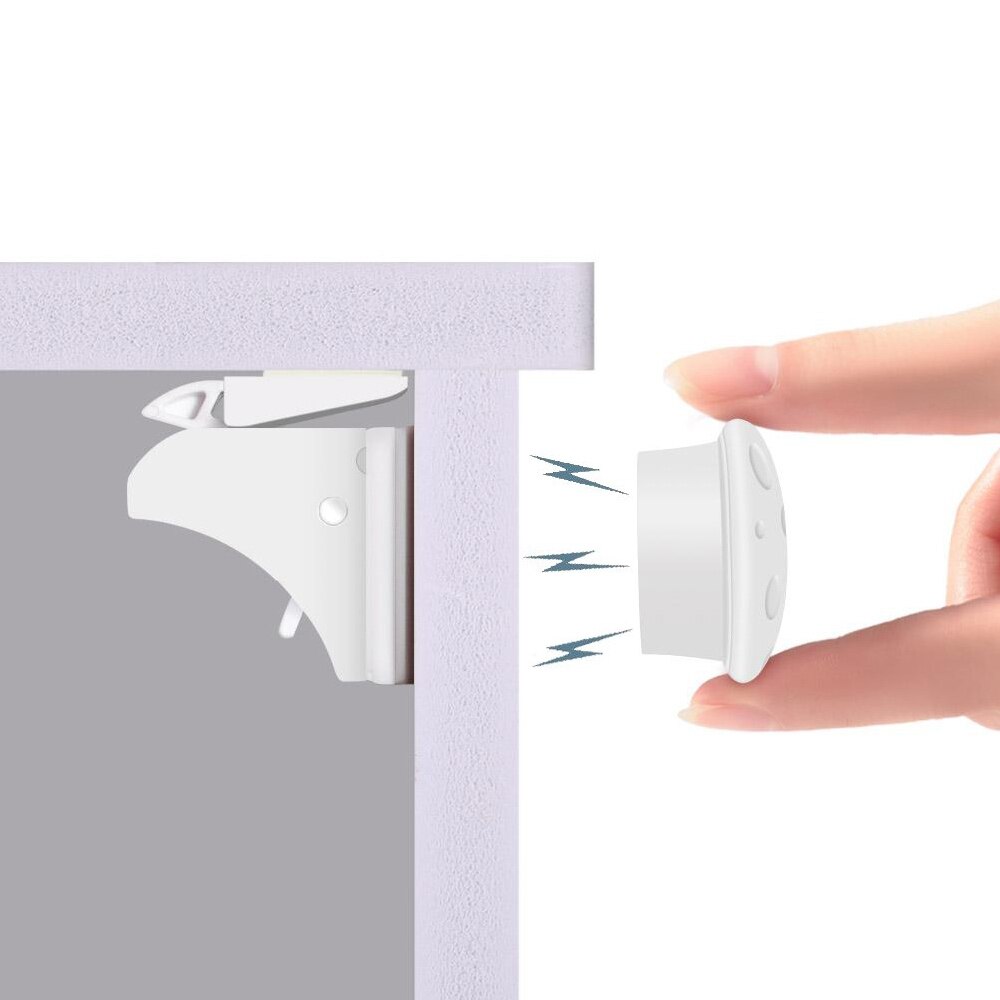 Cerradura magnética de seguridad para niños, cerraduras invisibles de armario, bloqueo magnético, protección para niños, 12 + 3 uds.