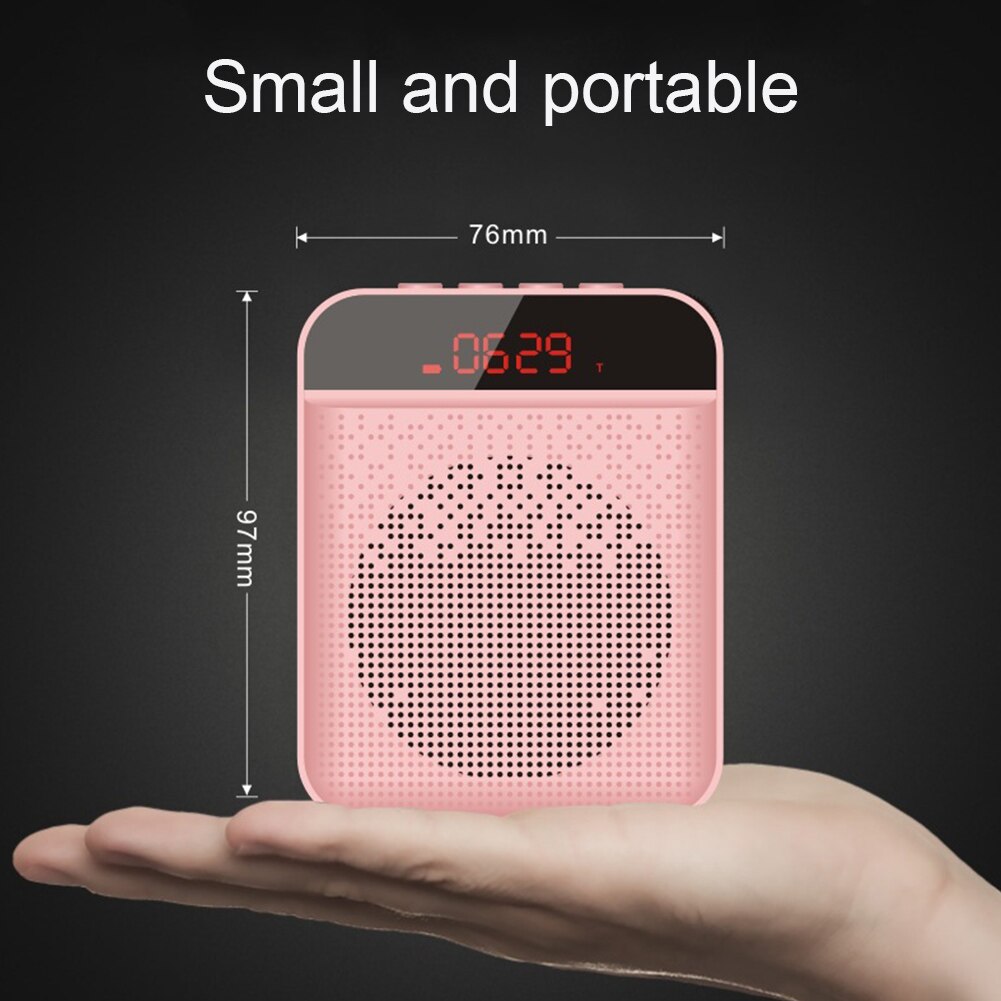 Travel Training Teaching Loudspeaker With Microphone For Teachers Outdoor Portable Bluetooth Voice Amplifier Multifunction Wired