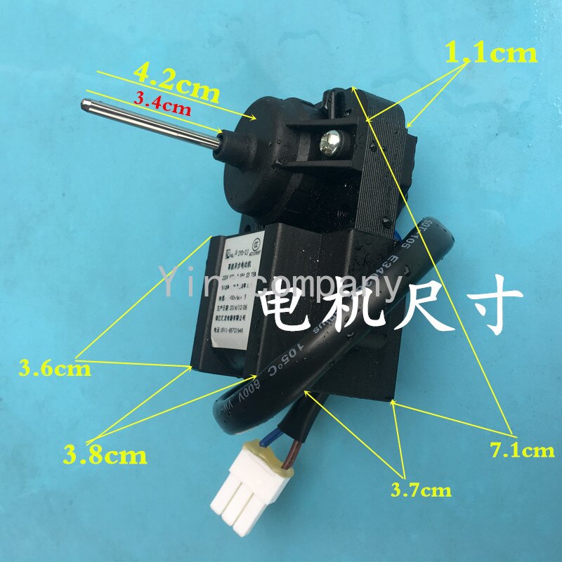 Refrigerator parts fan motor Shaded pole asynchronous motor ZYD-2J
