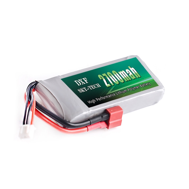 2PCS DXF Good Rc Lipo Battery 2S 7.4V 2700mah 20C Max 30C for Wltoys 12428 12423 1:12 RC Car Spare parts