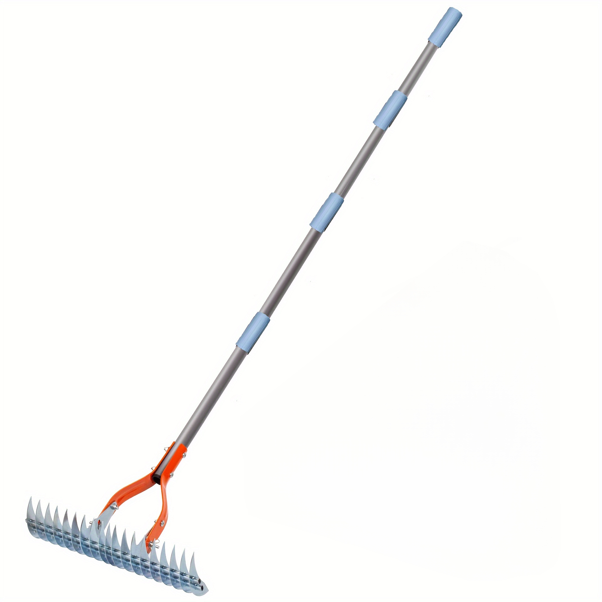 Gazon Rieten Hark Robuuste Dethatcher Hark Veelzijdige Gras Verzorgingshark Voor Het Schoonmaken Van Dood Gras, Tuin Tuin Tuin Duurzame Bodemhark: Default Title