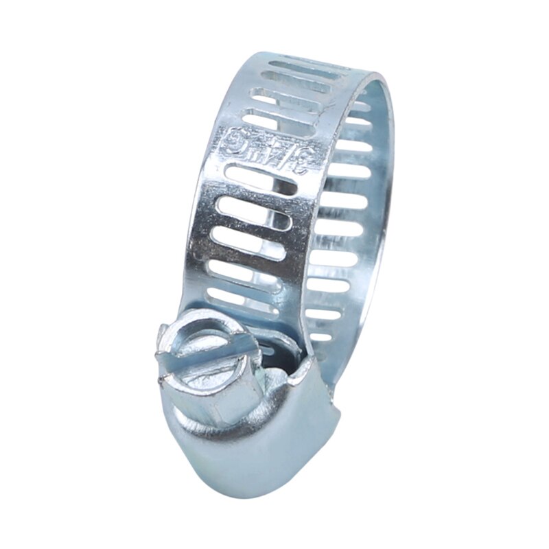 34Pcs Carbon Steel Drive Hose Clamp Tri Clamp Adjustable Fuel Line Pipe Worm Gear Clip Tube Fasterner Spring Clamp