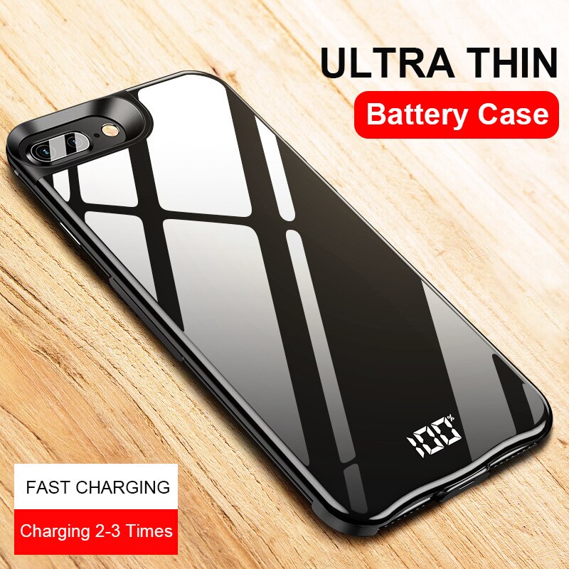 5000mAh/8000mAh PowerBank Case Phone Charger For iPhone 6 6s 7 8 Plus Xmax X Battery Case Charger Case Mobile Phone Charger Case