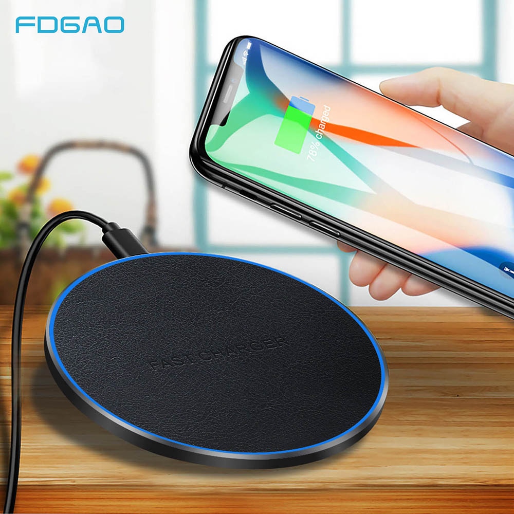 30W Fast Wireless Charger For Samsung S20 S10 S9 Note 10 20 Qi induction Charging Pad for iPhone 12 11 XS XR X 8 Airpods Pro