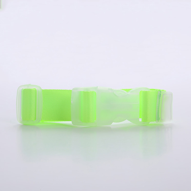 1Pc 27X2.5Cm Verstelbare Nylon Bagageriemen Reisaccessoires Opknoping Gesp Riemen Koffer Tas Riemen Slot Haken: green