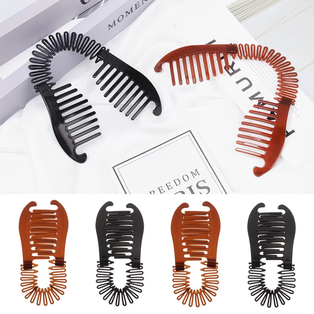 Pinzas elásticas para el pelo para mujer, 1 pieza, pinza tipo Banana, escorpión, herramienta para sujetar el pelo, gomas de pelo