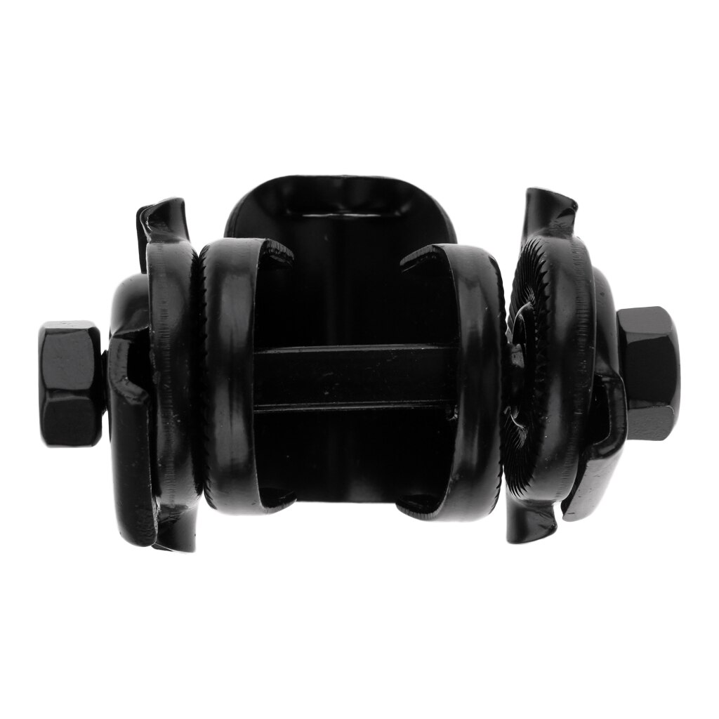 Black Steel Saddle Guts Seat Post Clamp 24mm Bike Bicycle Cycling Seat Post Clip Mount Bracket
