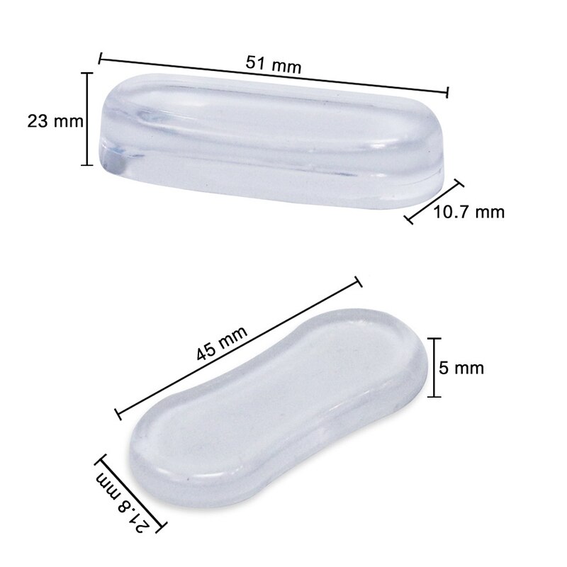 Kit de repuesto para parachoques de asiento de inodoro, adhesivo transparente anticolisión, Universal y silencioso, adecuado para bidé