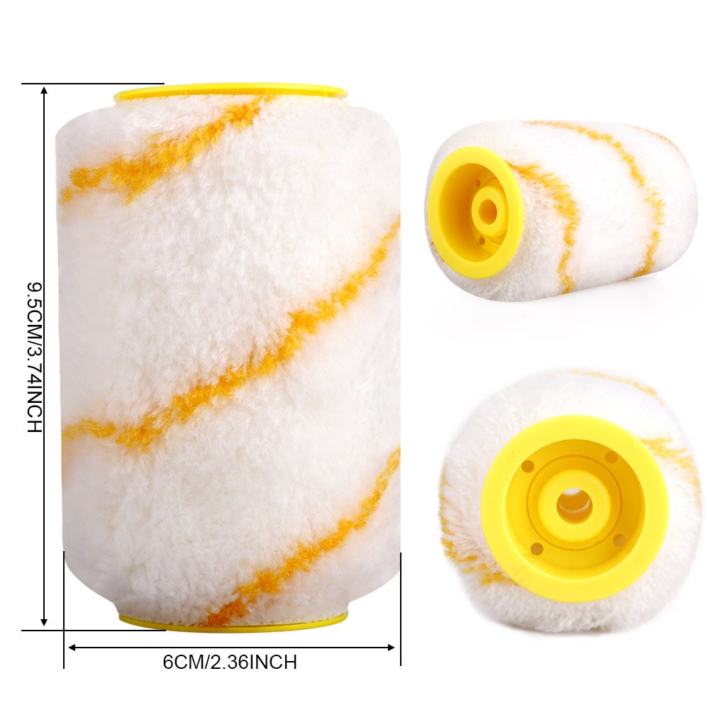 2pcs Trimming Roller Brush Ceiling Wall Handheld Door Decorative Room Multiuse Baseboard Painting Tools Paint Edger Roller