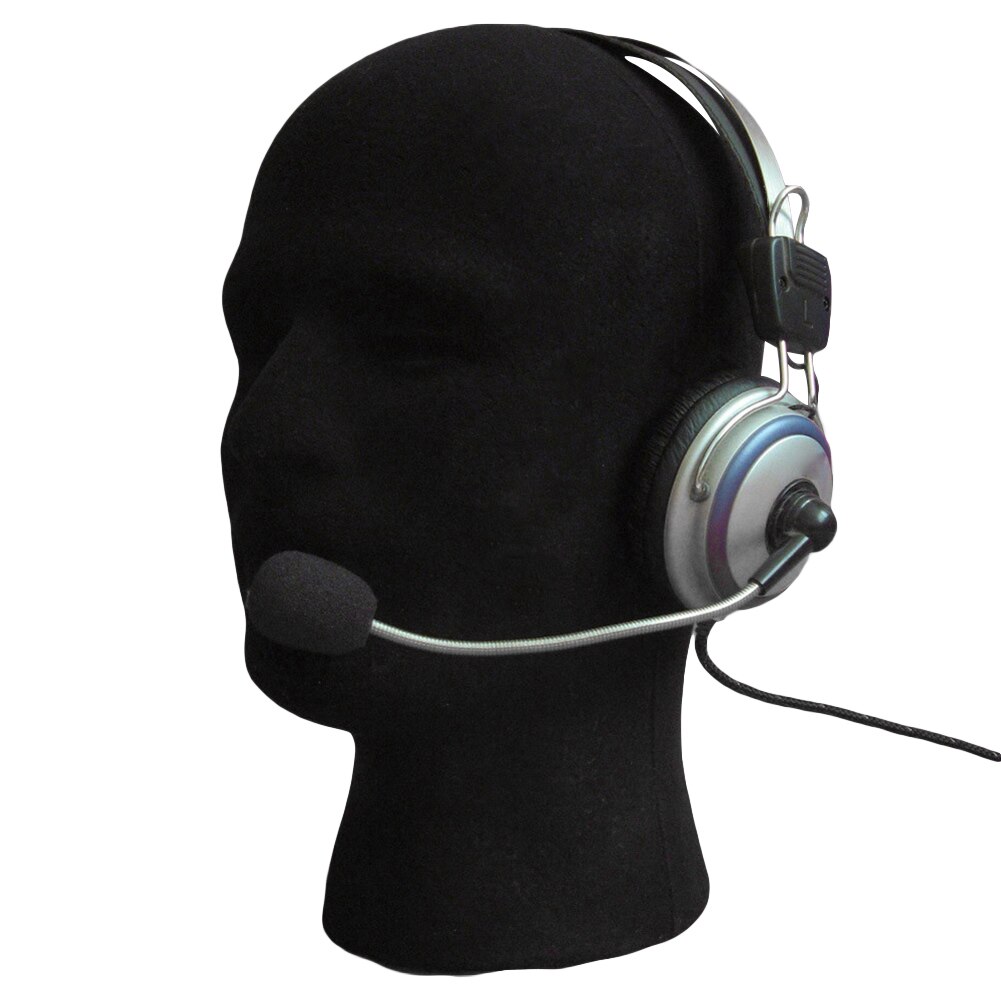 Mannelijke Zwarte Polystyreen Piepschuim Foam Hoofd Model Stand Pruik Haar Hoed Headset Mannequin Hoofd Display Stand Rack