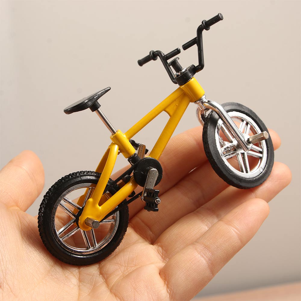 1 Pcs Finger bmx Bike Toys for Boys Mini Bike With Brake Rope Alloy bmx Functional Mountain Bicycle Model Toys for Children