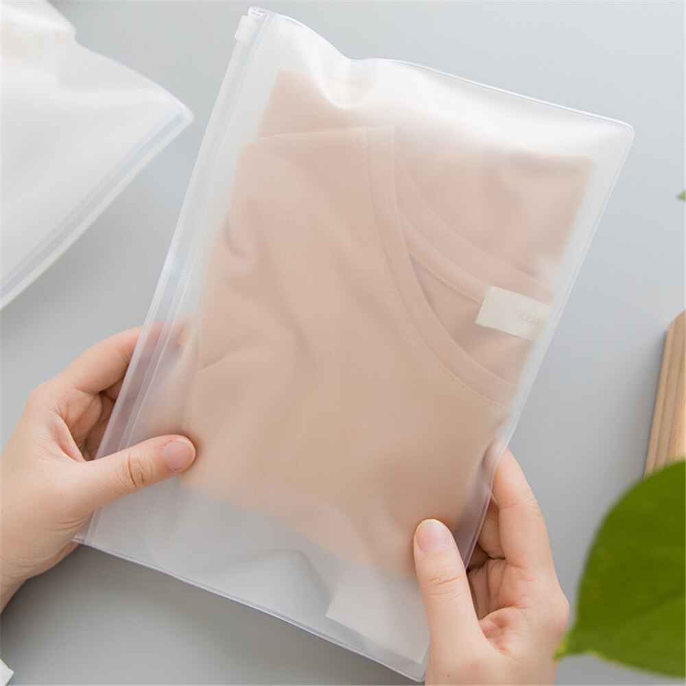 A4 Document Slider Bags File Bag Envelope Folders For Office Clear Waterproof