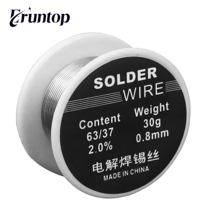 1PCS 30g 0.8mm 63/37 Solder Core Wire with 2.0% Flux DIY Soldering Tool