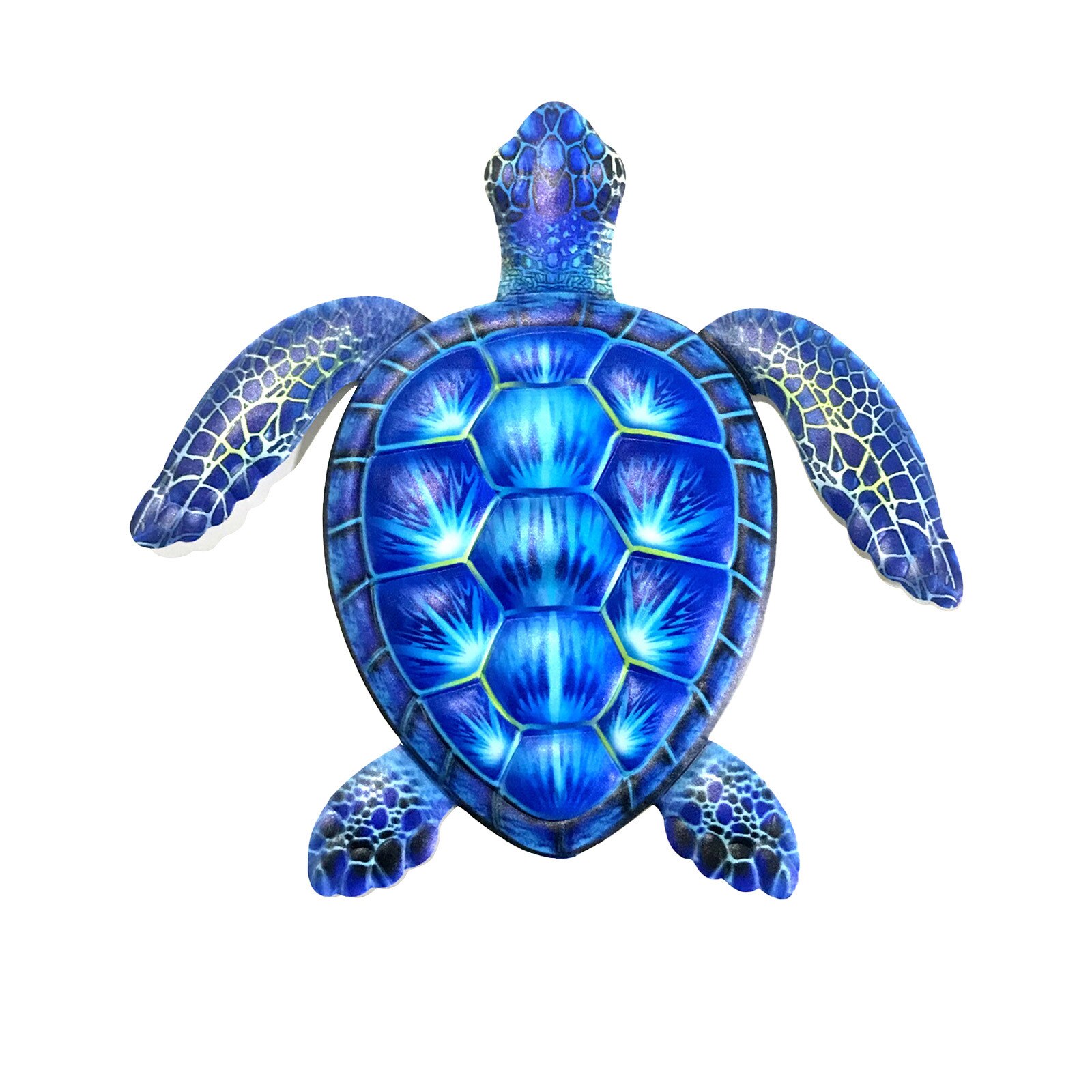 Huis Tuin Beeldje Schildpad Tuin Decoratie Hars Dieren Outdoor Decorationtree Metalen Home Decor Moulin Een Vent Metalen: Blauw