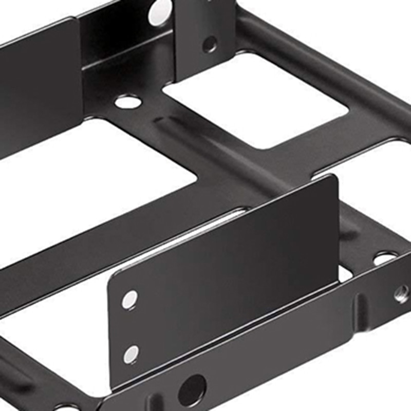 Duplo ssd metal frame 2.5 polegada a 3.5 polegada externo ssd metal montagem kit adaptador suporte durável para satai satall sataiii quente