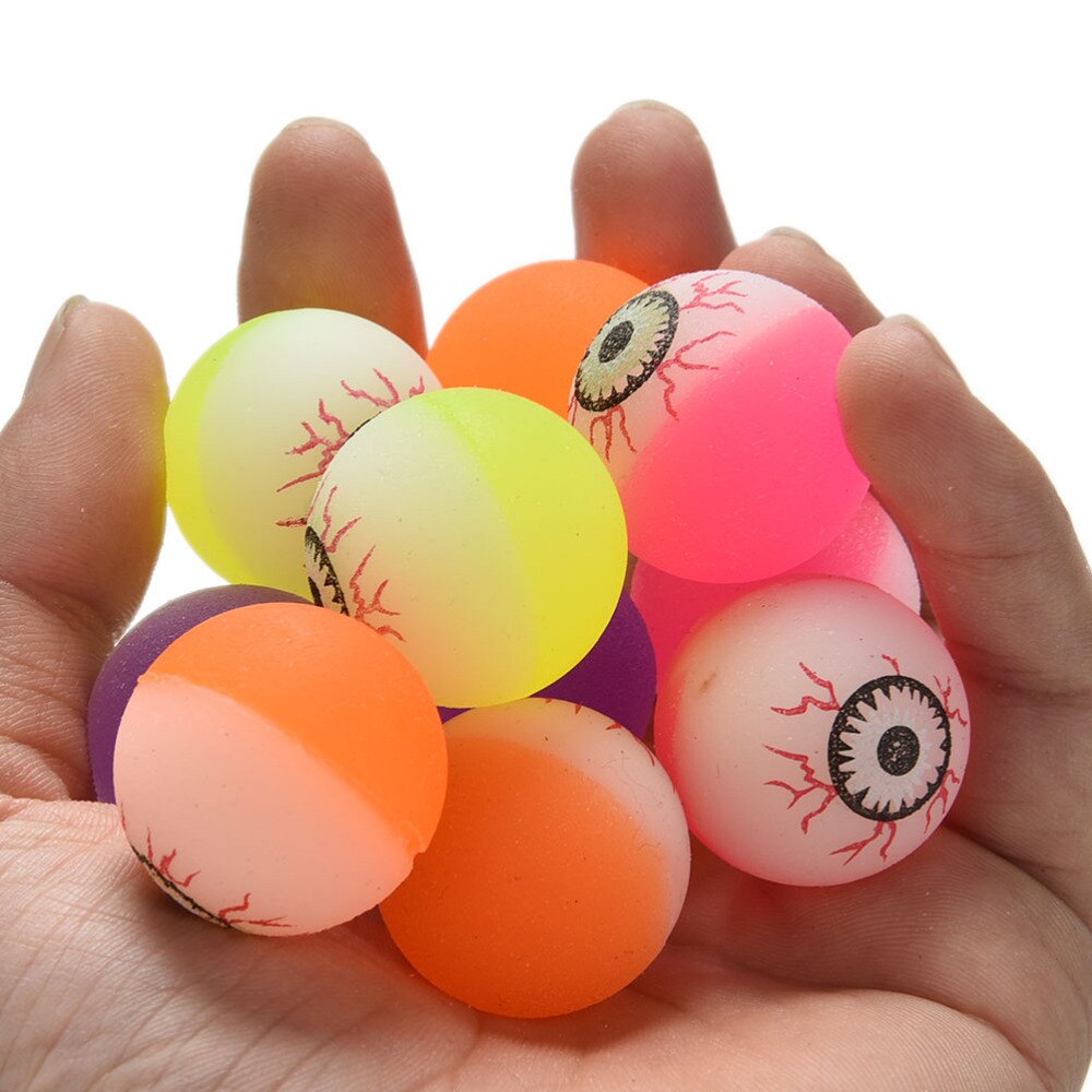 10 pz/lotto Classico Giocattolo Del Capretto Misto Palla Rimbalzante Bambino Elastico Palline di Gomma Per Bambini di Flipper 32 millimetri